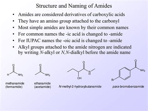 Amide Examples