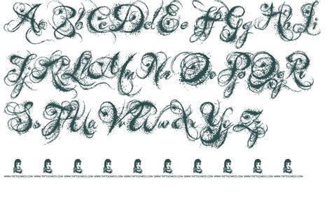 12 1776 Old English Calligraphy Font Images - Old English Tattoo Letters, Gothic Old English ...