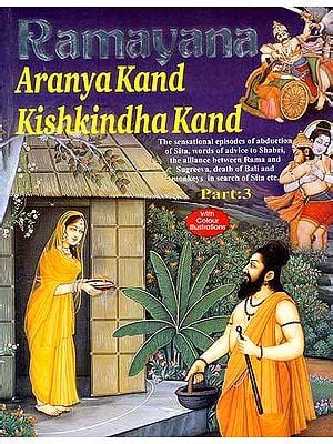 Ramayana: Aranya kand Kishkindha Kand (Part-3) | Exotic India Art