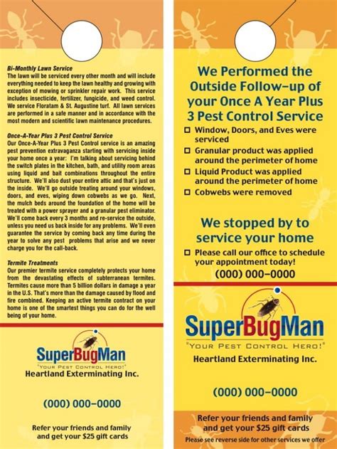 Pest Control - Wilson Printing USA