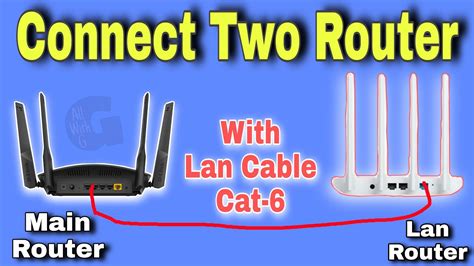 How To Connect Two Routers On One Home Network Using a Lan Cable | Mi ...