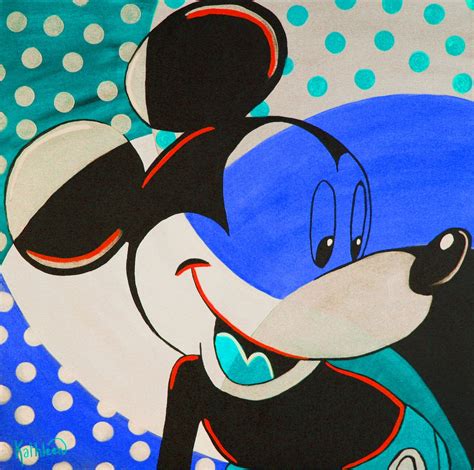 Mickey Mouse Art Print Mickey Mouse Art Wall Decor Wall - Etsy