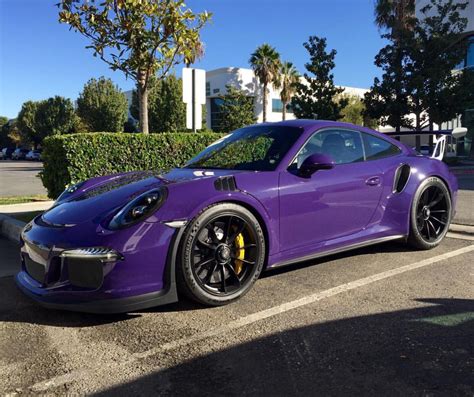 Porsche 991 GT3 RS painted in Ultraviolet Purple Photo taken by: @cncmotors on Instagram ...