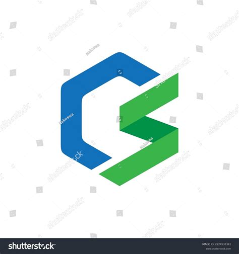 Cs Letter Logo Design Cs Monogram Stock Vector (Royalty Free ...