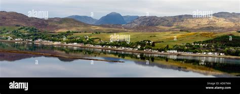 Lochcarron, Scotland. Panoramic Stock Photo - Alamy