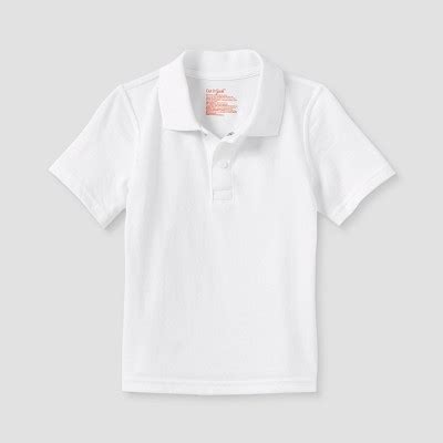 Toddler Boys' Adaptive Short Sleeve Polo Shirt - Cat & Jack™ White : Target