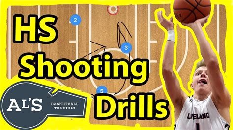 Basketball Shooting Drills For High School Basketball Tryouts - YouTube