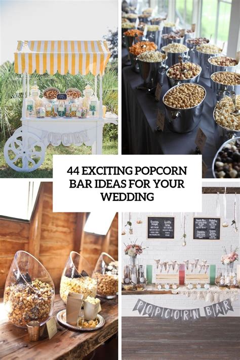 Popcorn Bar Ideas