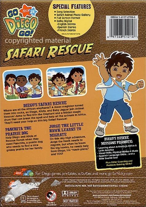 Go Diego Go Safari Rescue Dvd Empire