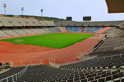 Barcelona Photoblog: Olympic Stadium on Montjuic Hill: An Inside View