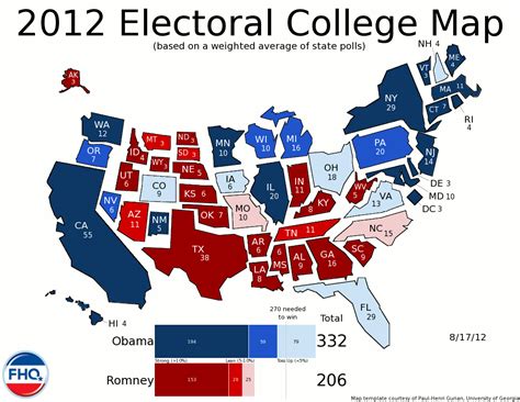 Frontloading HQ: The Electoral College Map (8/17/12)