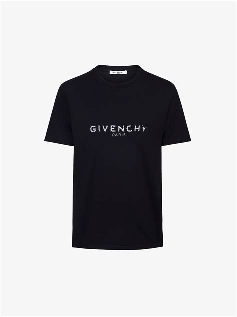 Blurred GIVENCHY PARIS T-shirt | GIVENCHY Paris