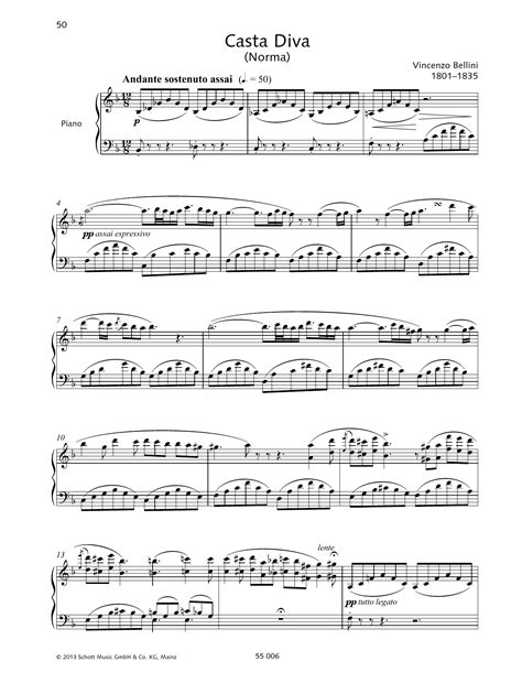 Vincenzo Bellini "Casta Diva" Sheet Music Notes | Download Printable PDF Score 24448