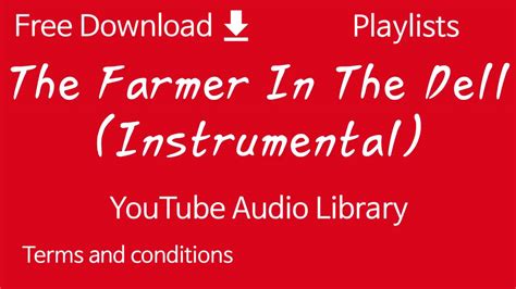 The Farmer In The Dell (Instrumental) | YouTube Audio Library - YouTube