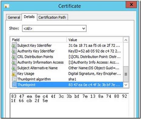 Certificate Thumbprint – certificates templates free