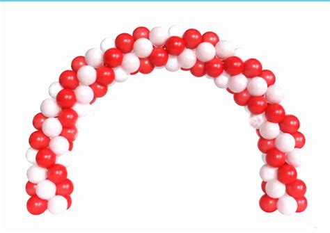 Balloon Arch Red & White | Free Delivery | Carmel Flowers