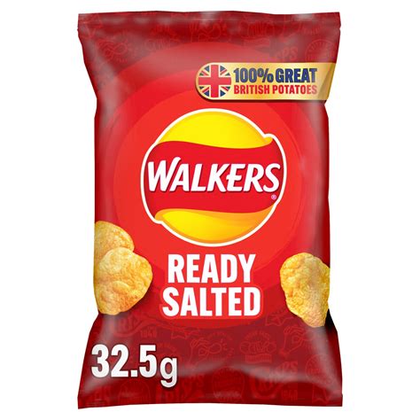 Walkers Ready Salted Crisps 32.5g — Licensed Trade Supplies