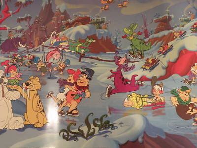 Flintstones Hanna Barbera Poster Print Glossy Art NEW | #110810565