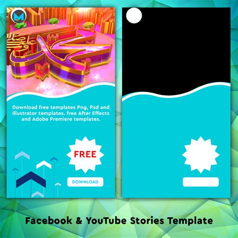 Free Facebook Instagram and YouTube Stories Templates