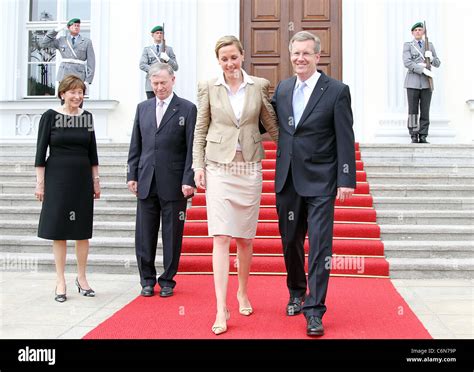 New German President Christian Wulff and his wife, First Lady Bettina Wulff Christian Wulff was ...