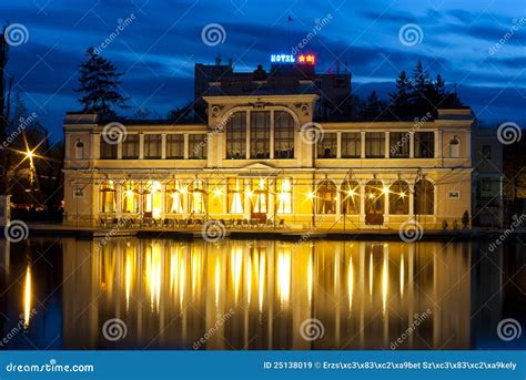 Casino at night stock image. Image of city, reflections - 25138019