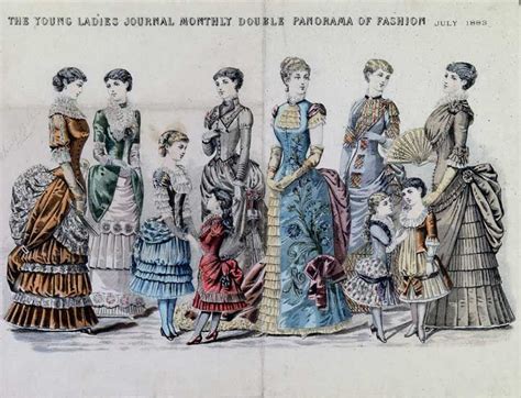 The Young Ladies Journal 1883 | Fashion plates, Victorian clothing ...