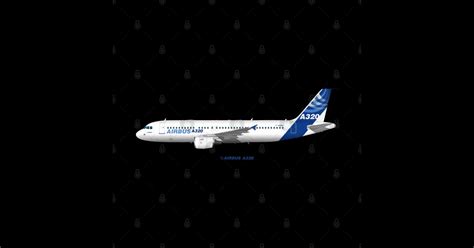 Airbus A320 with Winglets - Airbus A320 Airplane - Sticker | TeePublic