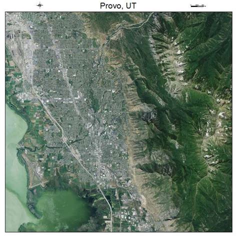 Aerial Photography Map of Provo, UT Utah