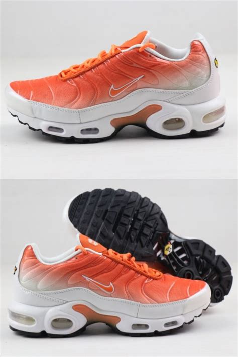 Buy Cheap Women's Nike Air Max Plus Shoes Orange/White Sale Clearance ...