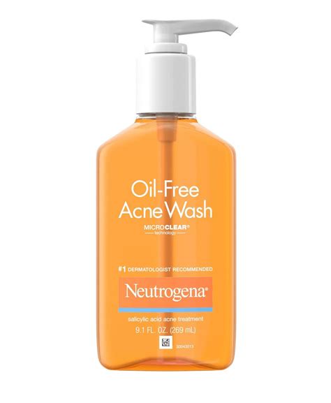 Neutrogena - Oil-Free Salicylic Acid Acne Fighting Face Wash - 269 ml | Exubuy.com