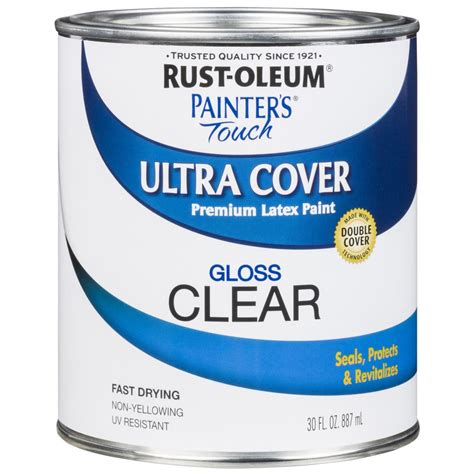 Rust-Oleum Painter's Touch 30 oz. Ultra Cover Gloss Clear General Purpose Paint-242057 - The ...