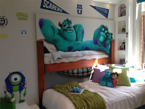 Monster's Inc. inspired children's bedroom | Boys bedroom decor ...