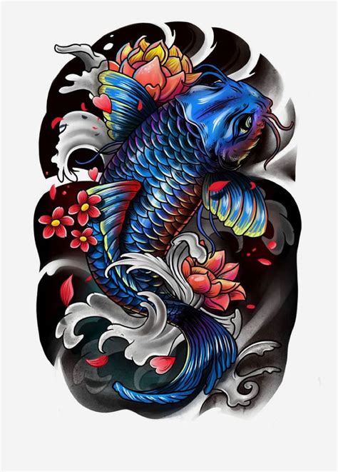 Arm Ikan Koi Tattoo Design - Viraltattoo