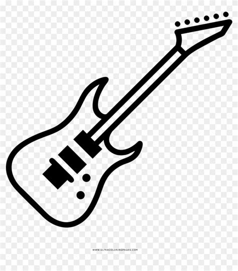 Guitarra Electrica Dibujo Png - Guitarra Eléctrica Para Colorear, Transparent Png - 1000x1000 ...