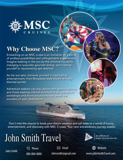 MSC Cruises Flyer - (Activities) - Archer | Evolution Travel Shop