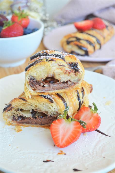 Chocolate Braided Puff Pastry