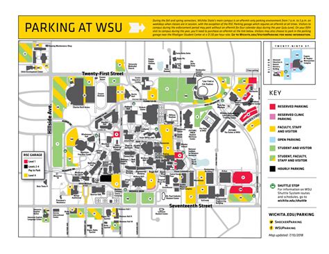 Wichita State University Campus Map Pdf - Printable Map