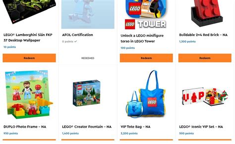 LEGO VIP Members can get new rewards with VIP points on the LEGO VIP website including build ...