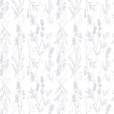 a drawing of lavender flowers on a white background