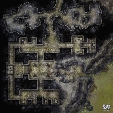 D Tombs Battle Map Dungeon Maps Fantasy Map Pathfinder Maps | My XXX ...