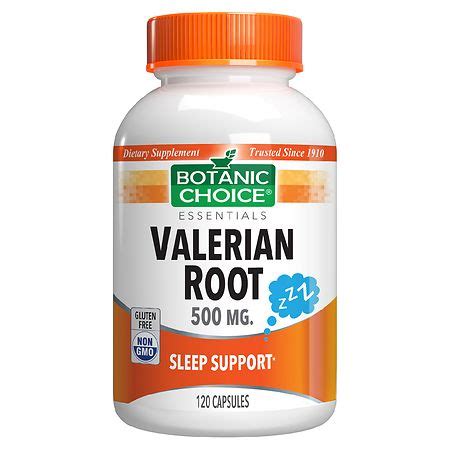 Botanic Choice Valerian Root 500 mg Herbal Supplement Capsules | Walgreens