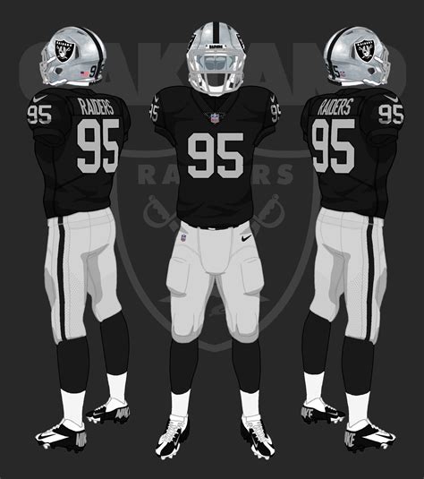 Raiders Football Uniforms