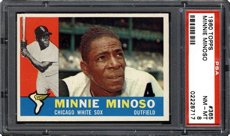 1960 Topps Minnie Minoso | PSA CardFacts™