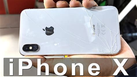 iPhone X Back Glass Repair - YouTube