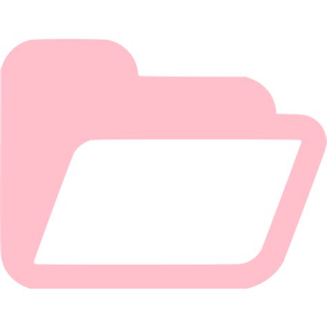 Pink folder 3 icon - Free pink folder icons