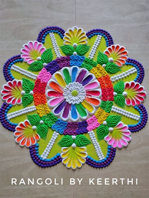 Big Diwali rangoli design l दिवाली रंगोली डिजाइन l rangoli for diwali l ...