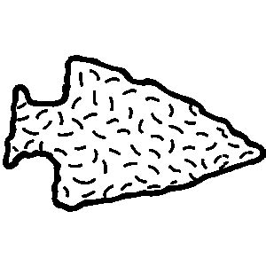 Arrowhead clipart black and white, Arrowhead black and white ...