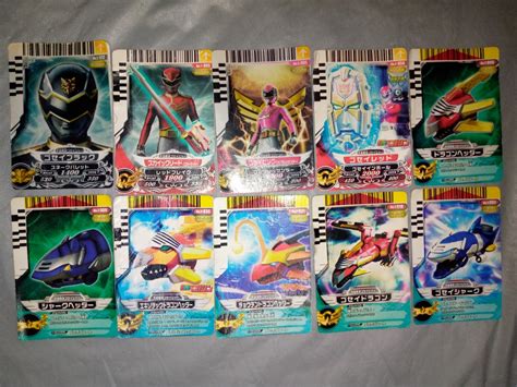 Sentai Goseiger DX Tensouder Gosei Cards 18 Pieces Set Power Rangers on Carousell