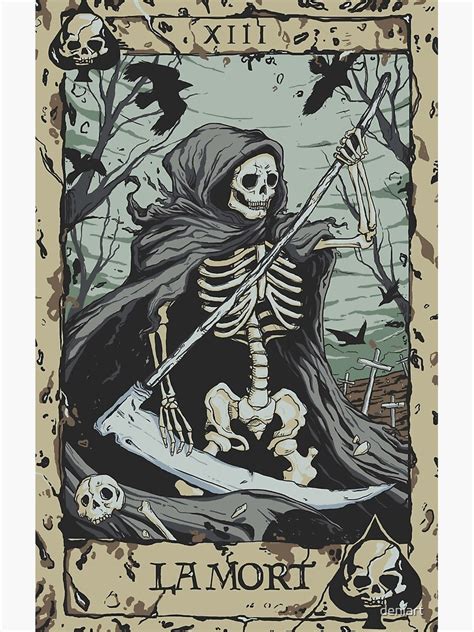 "Death Card" Poster for Sale by deniart | Redbubble