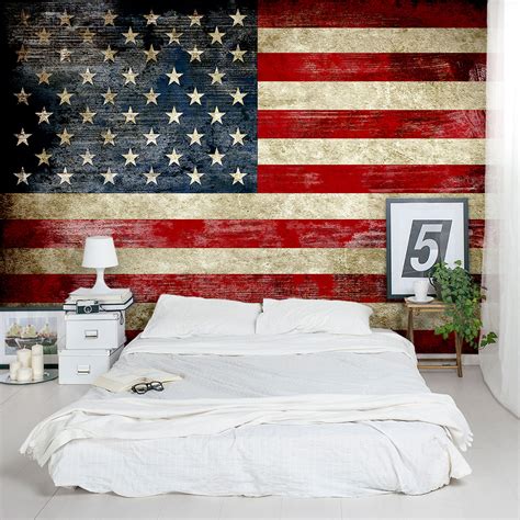 American Flag Wall Mural